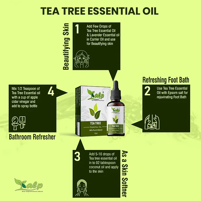 Product: Kalp Tea Tree Essential Oil & Rosemary Essential Oil- 15ml Each