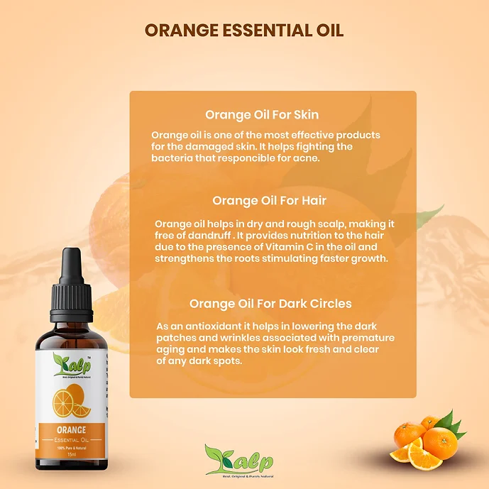 Product: Kalp Tea Tree Essential & Orange Essential Oil- 15ml Each