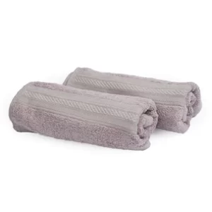 Product: Dvaar Bamboo Hand Towel Combo Pack Of 2 – Grape Grey