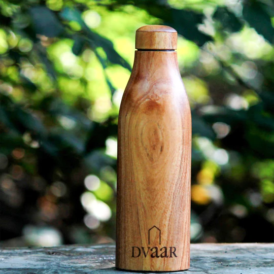 Product: The Wooden Copper Bottle (Neem Wood) home & Kitchen 500 ml