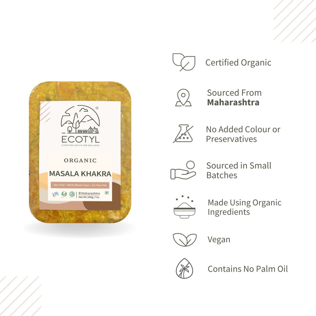 Product: Ecotyl Organic Masala Khakra – 200 g