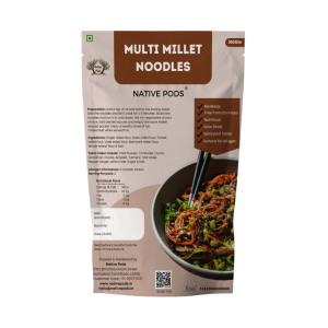 Product: Native Pods Multi Millet Noodles | Pack of 1- 180g