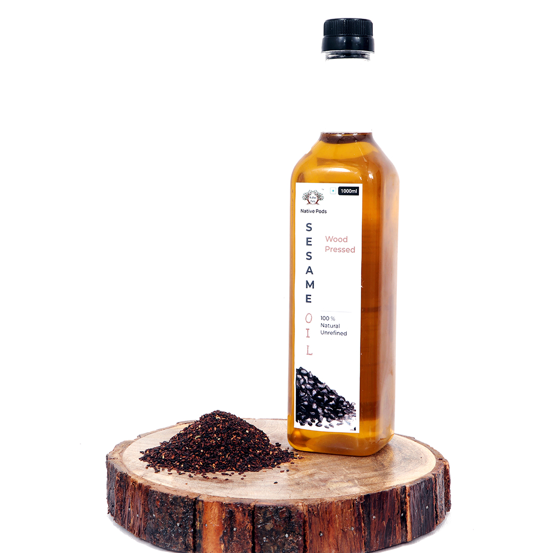 Product: Native Pods Cold Press Sesame Oil (Wood Pressed)