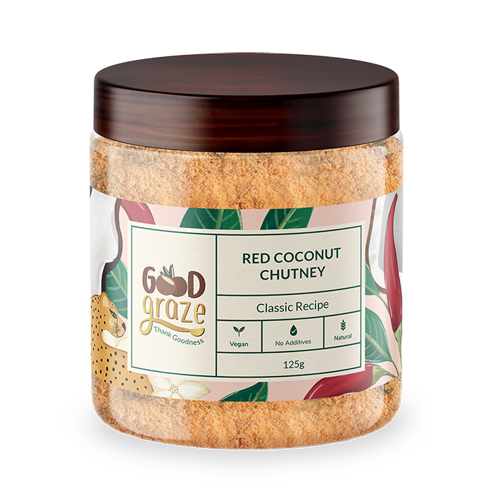 Product: Good Graze Red chilli Coconut Chutney 125gm