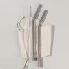 Product: Ecotyl Stainless Steel Straw Bent (8mm)- Set of 2 + Straw Cleaning Brush (2 Pc)