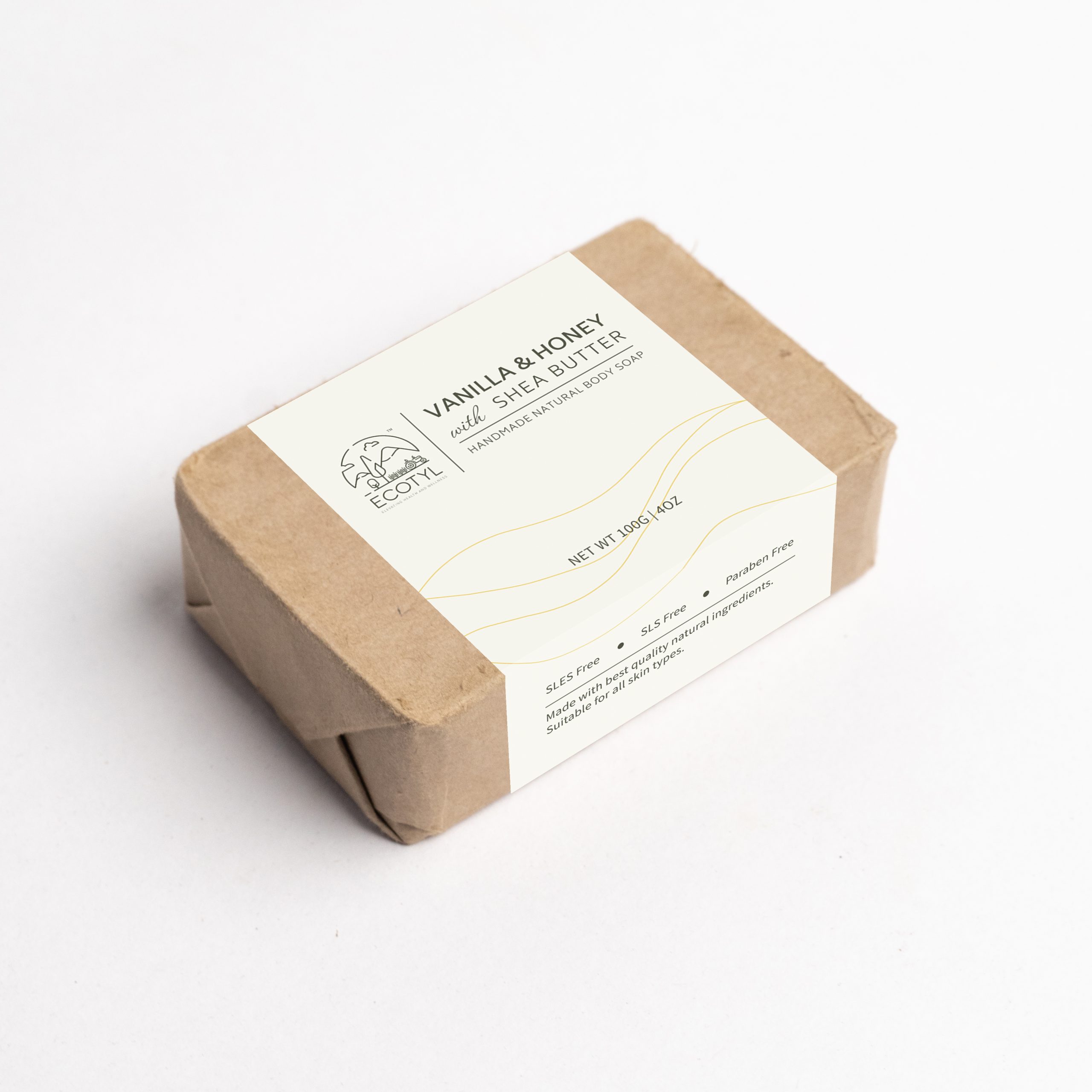 Product: Ecotyl Handmade Body Soap (Shea butter – Honey and Vanilla) – 100 g