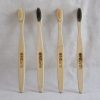 Product: Bamboo Toothbrush – Pack of 4 Charcoal