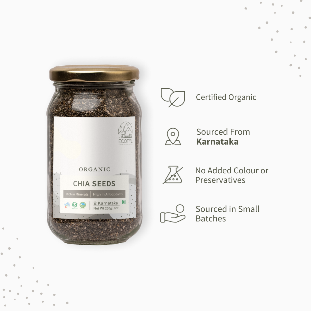 Product: Ecotyl Organic Chia Seeds – 250 g