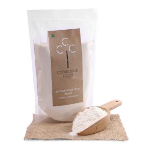 Product: Conscious Food Refined Wheat Flour (Organic Maida) 500g