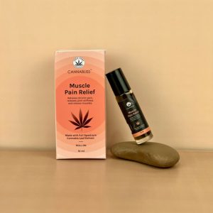 Product: Indian hemp Organics Cannabliss Muscle Relief