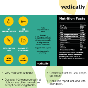 Product: Vedically Constipation Control Ghee