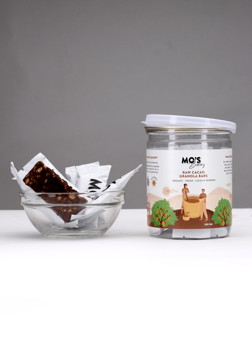 Product: Mo’s Bakery Raw Cacao Granola Bars