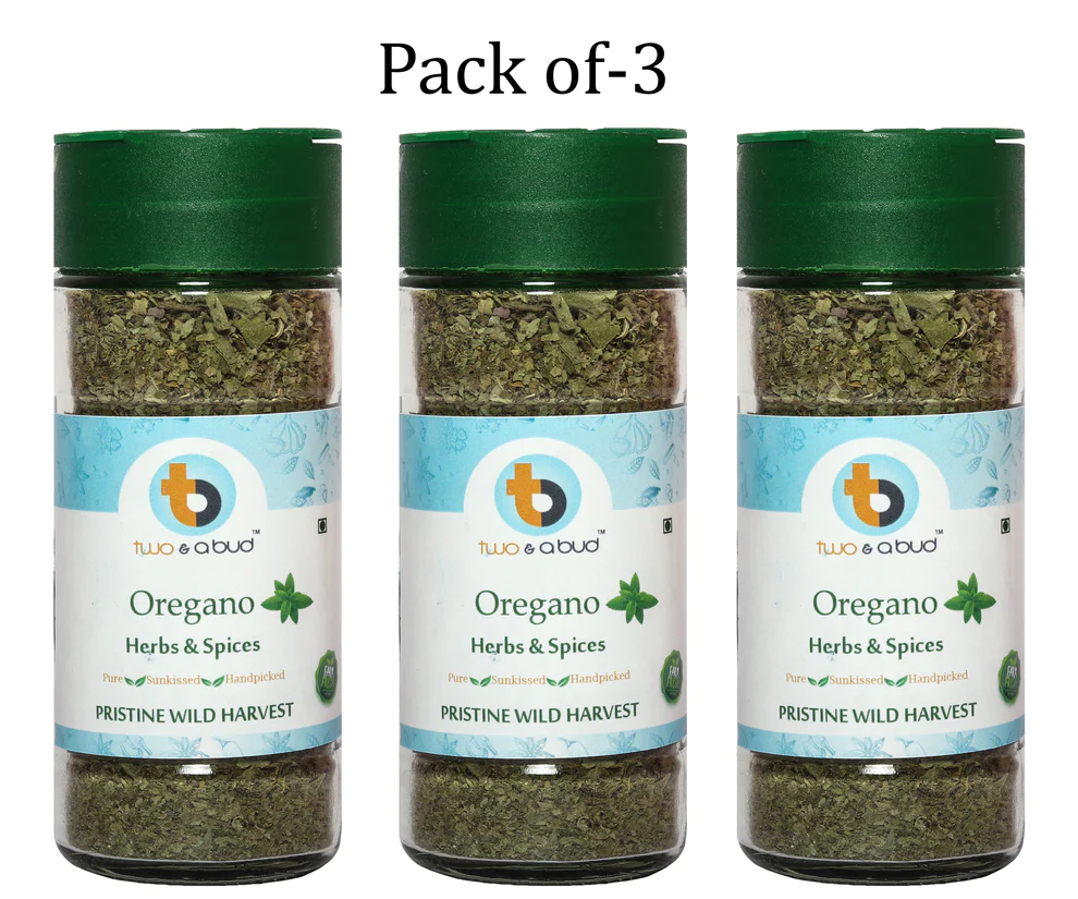 Product: Two & A Bud Organic Oregano Flakes | Himalayan Produce