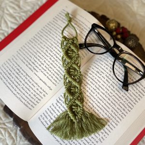 Product: Handcrafted Knotted Cotton Bookmark