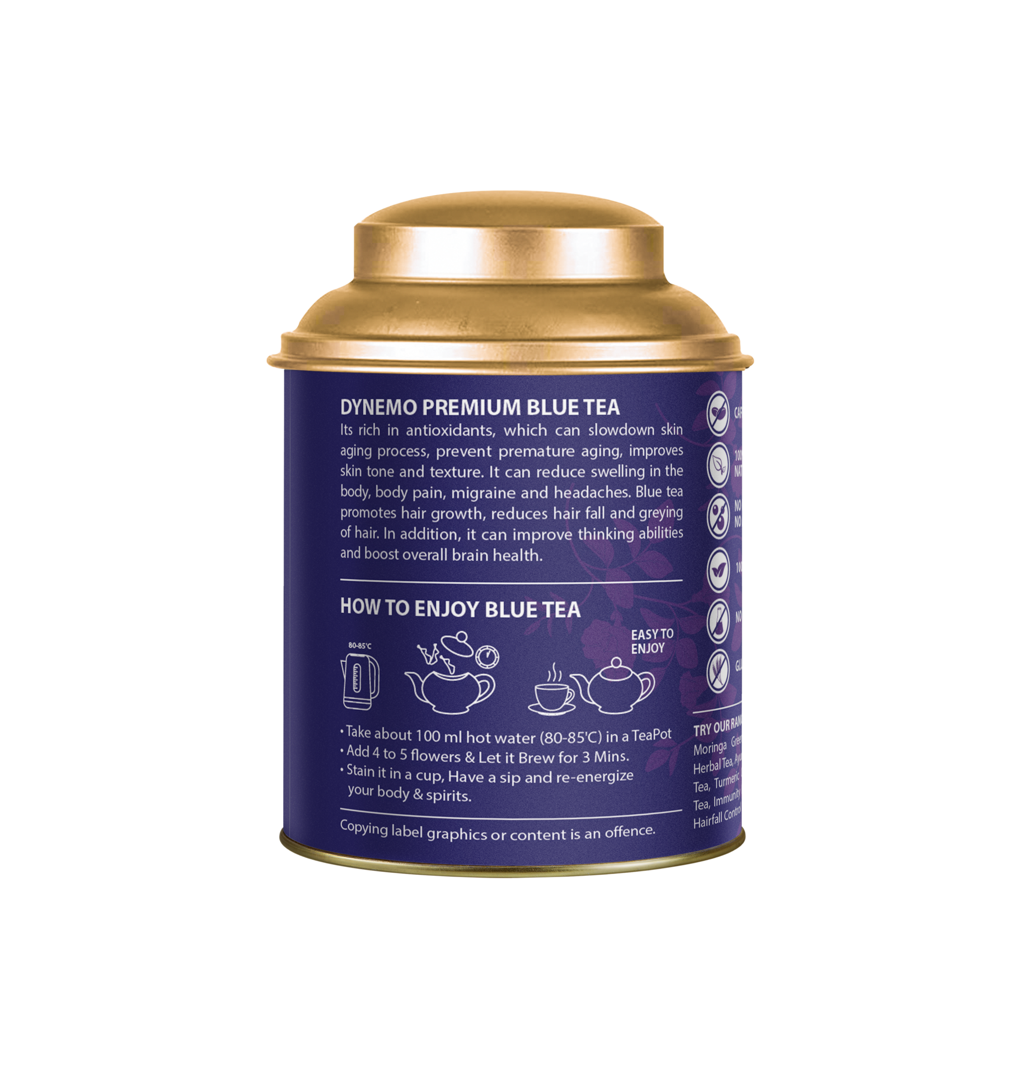Product: Dynemo Blue Tea