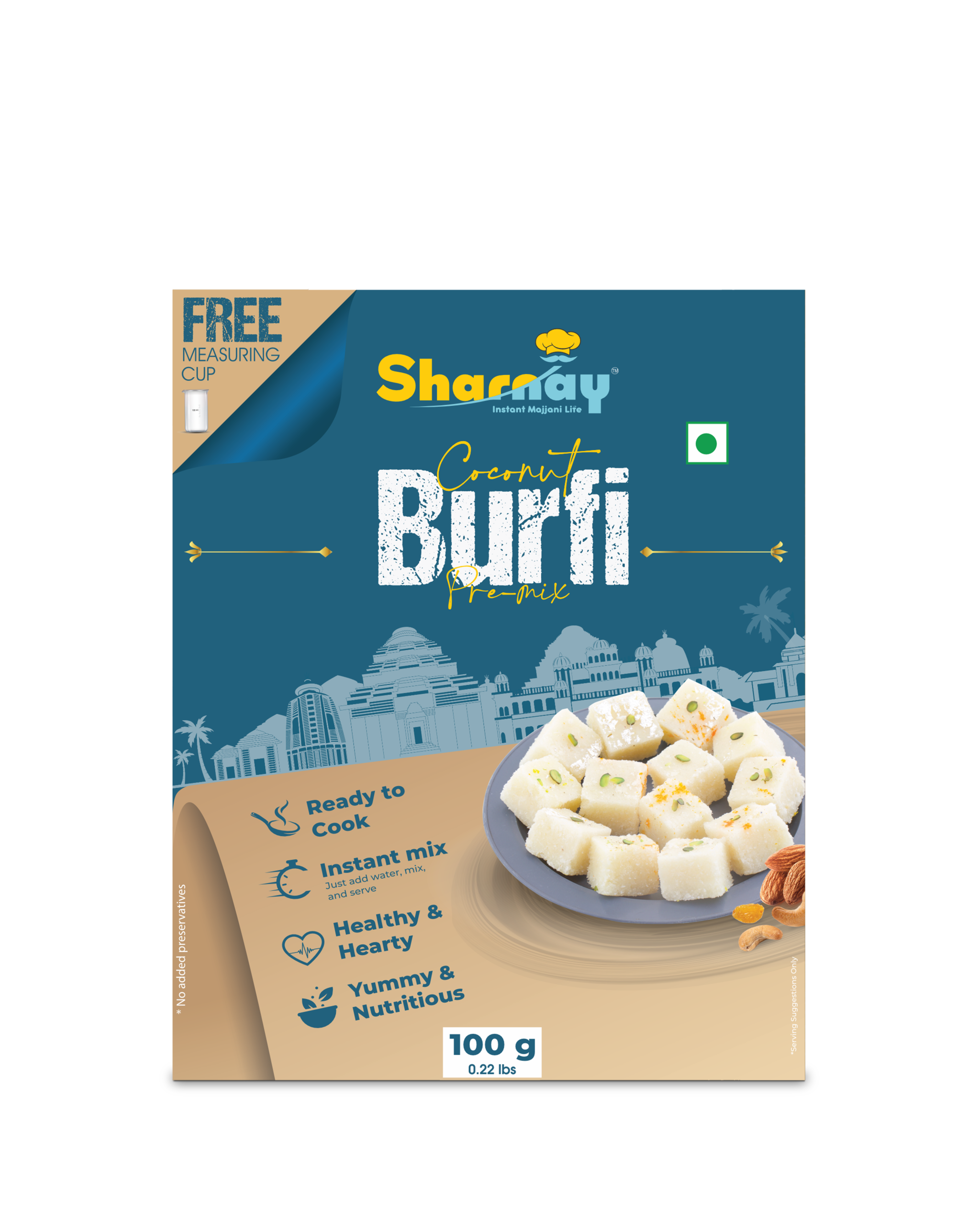 Product: Sharnay Instant Coconut Burfi Premix