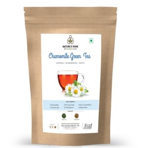 Product: Natures Park Green Tea – Chamomile Green Tea – For Sound Sleep (500 g) Pouch