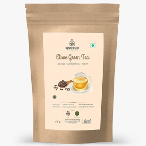 Product: Natures Park Clove Green Tea, Enhances Digestive Abilities, Relief from Toothache and Cough Cloves Green Tea Pouch of 500 Grams