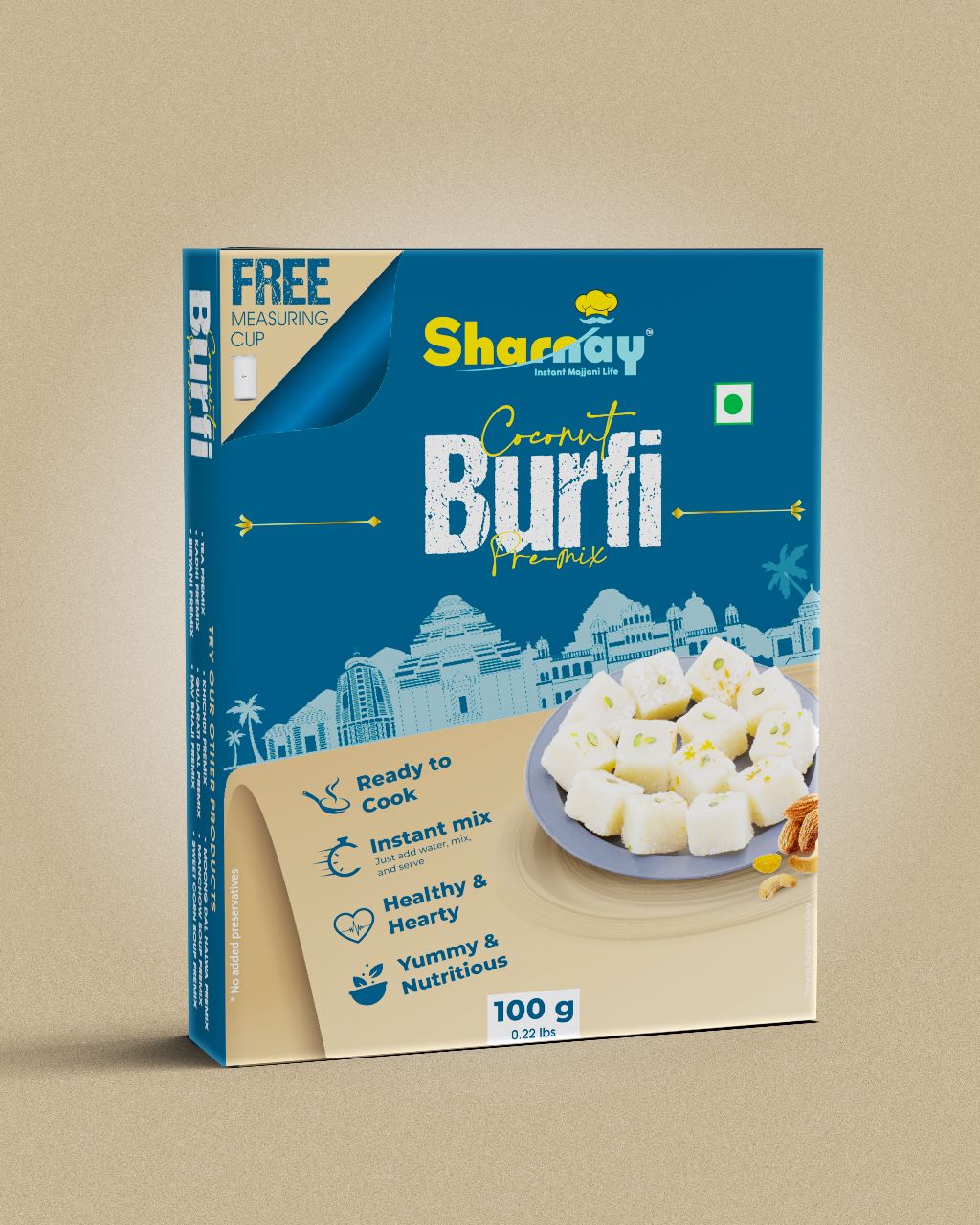 Product: Sharnay Instant Coconut Burfi Premix