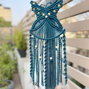 Product: Handcrafted Dream Catcher-Teal Blue