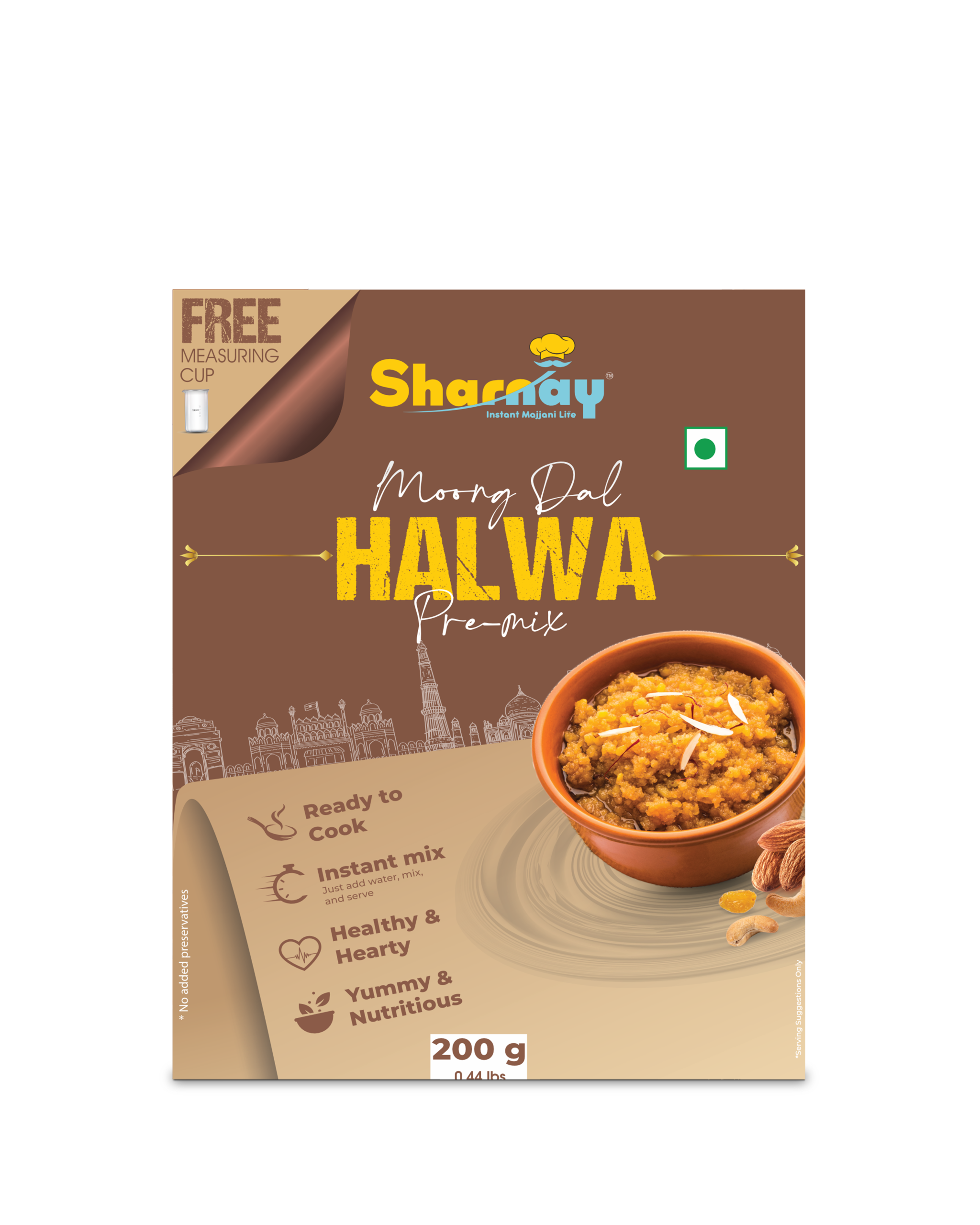 Product: Sharnay Instant Mung Dal Halwa Premix