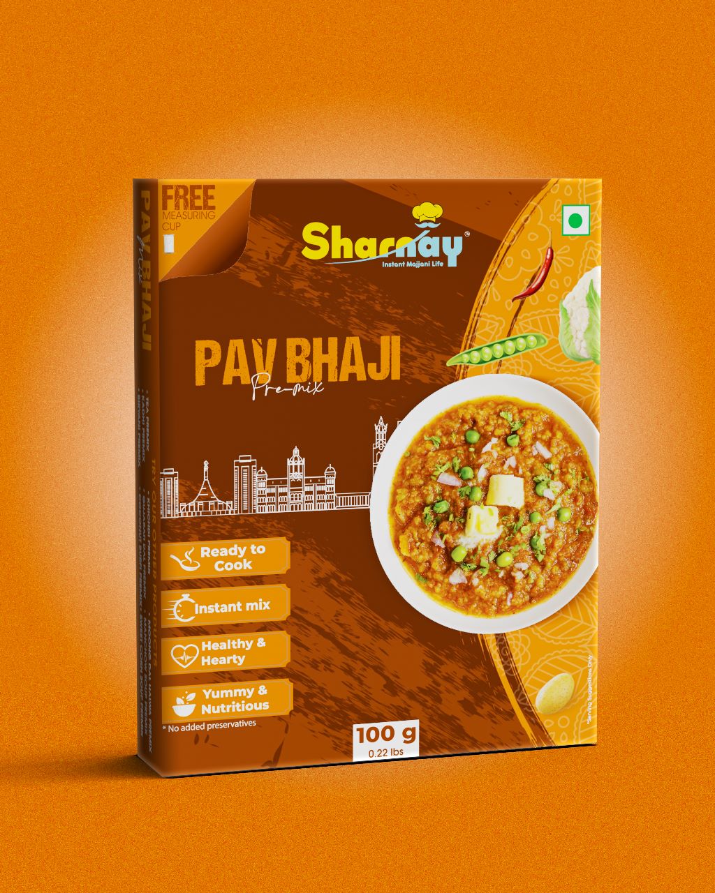 Product: Sharnay Instant Paubhaji Premix