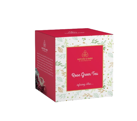 Product: Natures Park Rose Green Tea Pyramid Tea Bags (20 Pcs)