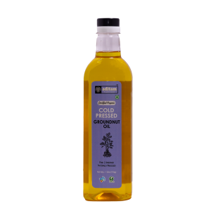 Product: Aditam Organic Wooden Cold Pressed Groundnut Oil, 1L