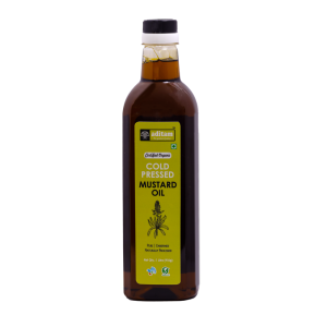Product: Aditam Organic Cold Pressed Ghani Mustard Oil, 1L