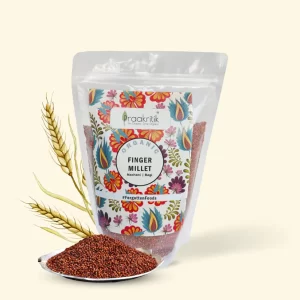 Product: Praakritik Organic Finger Millet (Ragi) – 1 kg