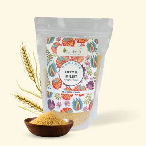 Product: Praakritik Organic Foxtail Millets (Kangani) – 1 kg