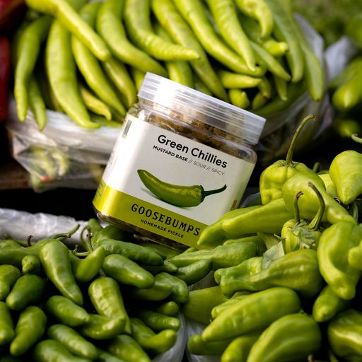 Product: Goosebumps Green Chilli Pickle