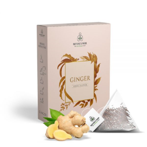 Product: Natures Park Ginger Herbal Infusion Sweet and  Spicy Aroma – Caffeine Free, Healthy with No Preservatives Ginger Herbal Infusion Tea Box