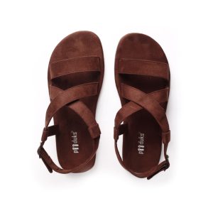 Product: Paaduks Calor Brown Flat Sandals For Men