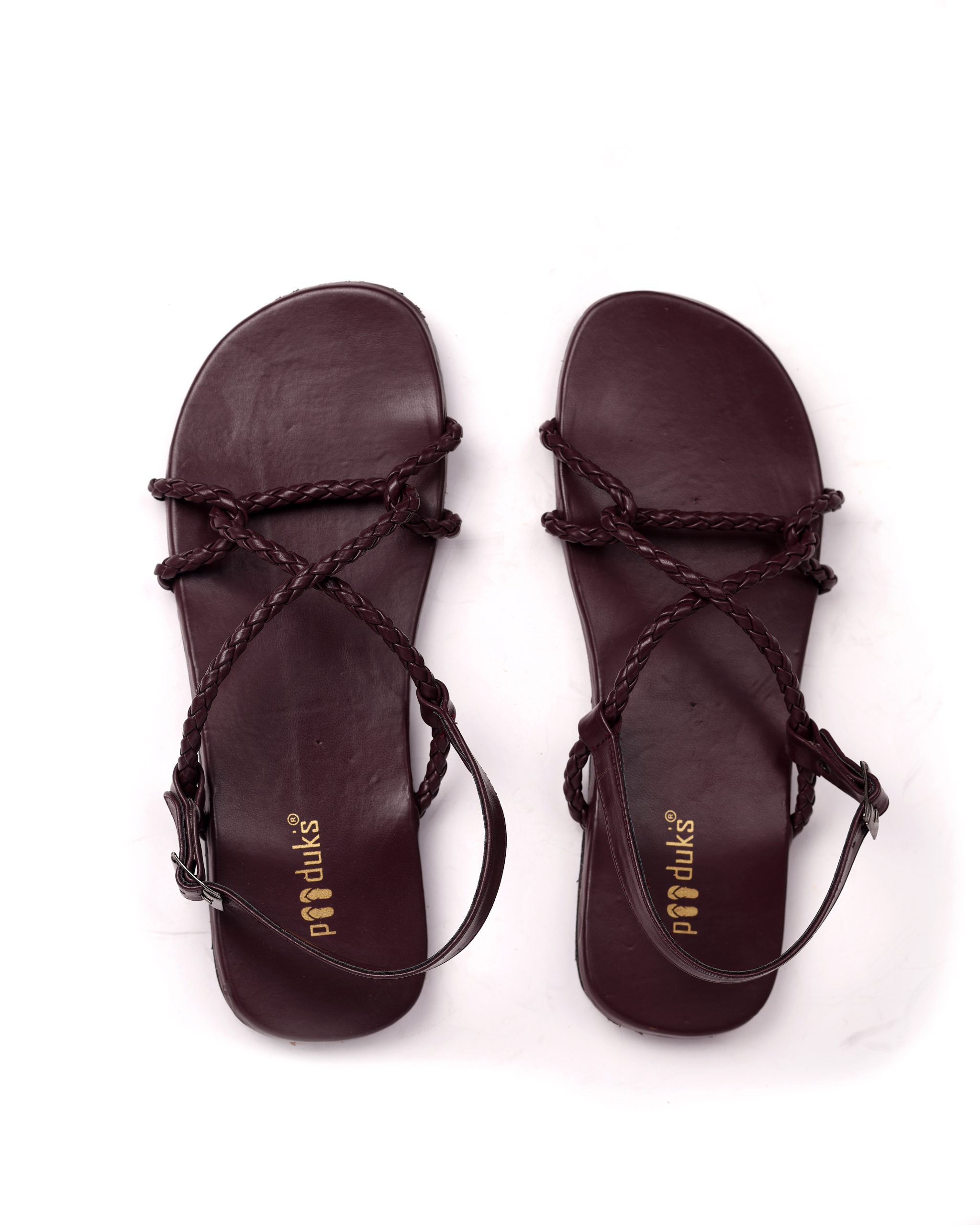 Product: Paaduks Men Corda Dark Brown Sandals