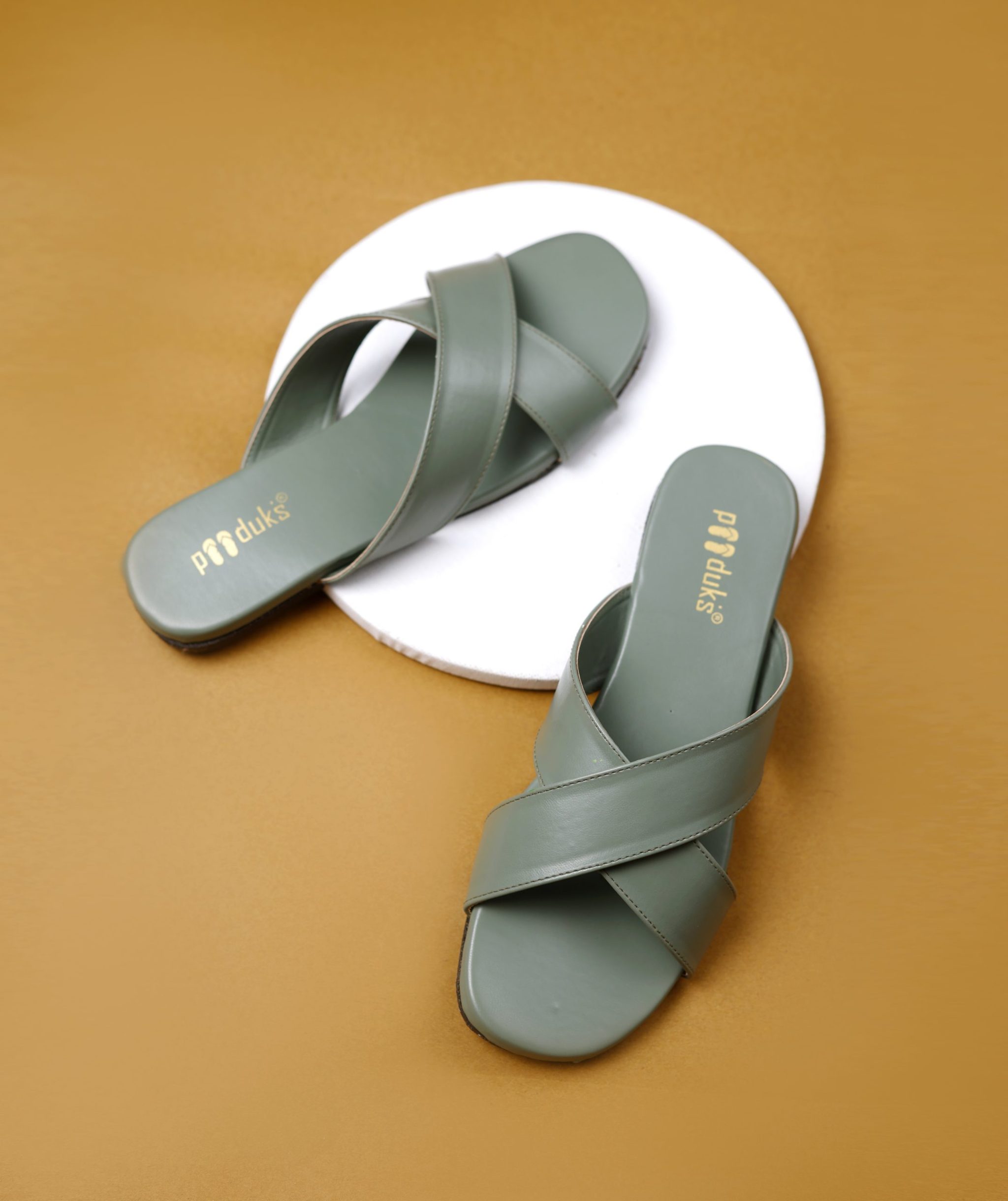 Product: Paaduks Women Philly – Green Flats
