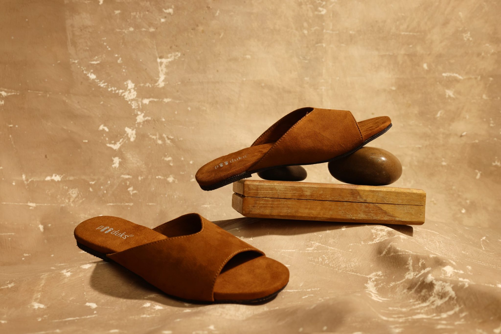 Product: Paaduks Lume Tan Flats For Women
