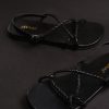 Product: Paaduks Men Corda Black Sandals