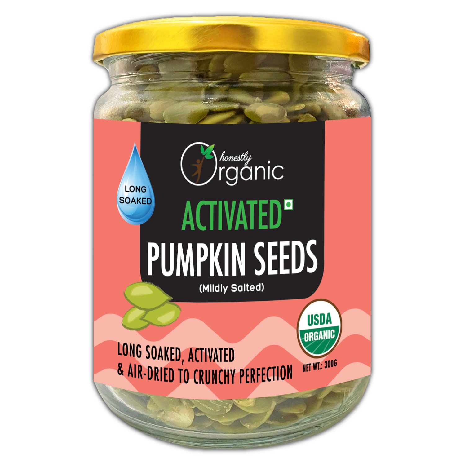 Product: D-alive Activated Organic Pumpkin Seeds