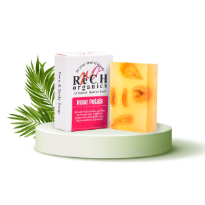 Product: Rech Organics Rose Petal soap Bar