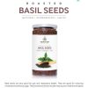 Product: Natures Park Roasted Basil Seeds (Tukmaria Seed, Sabja Seed) Pet Jar Basil Seeds