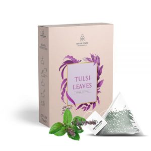 Product: Natures Park Tulsi Leaves Tisane Herbal Infusion – 5 Pyramid Tea Bags