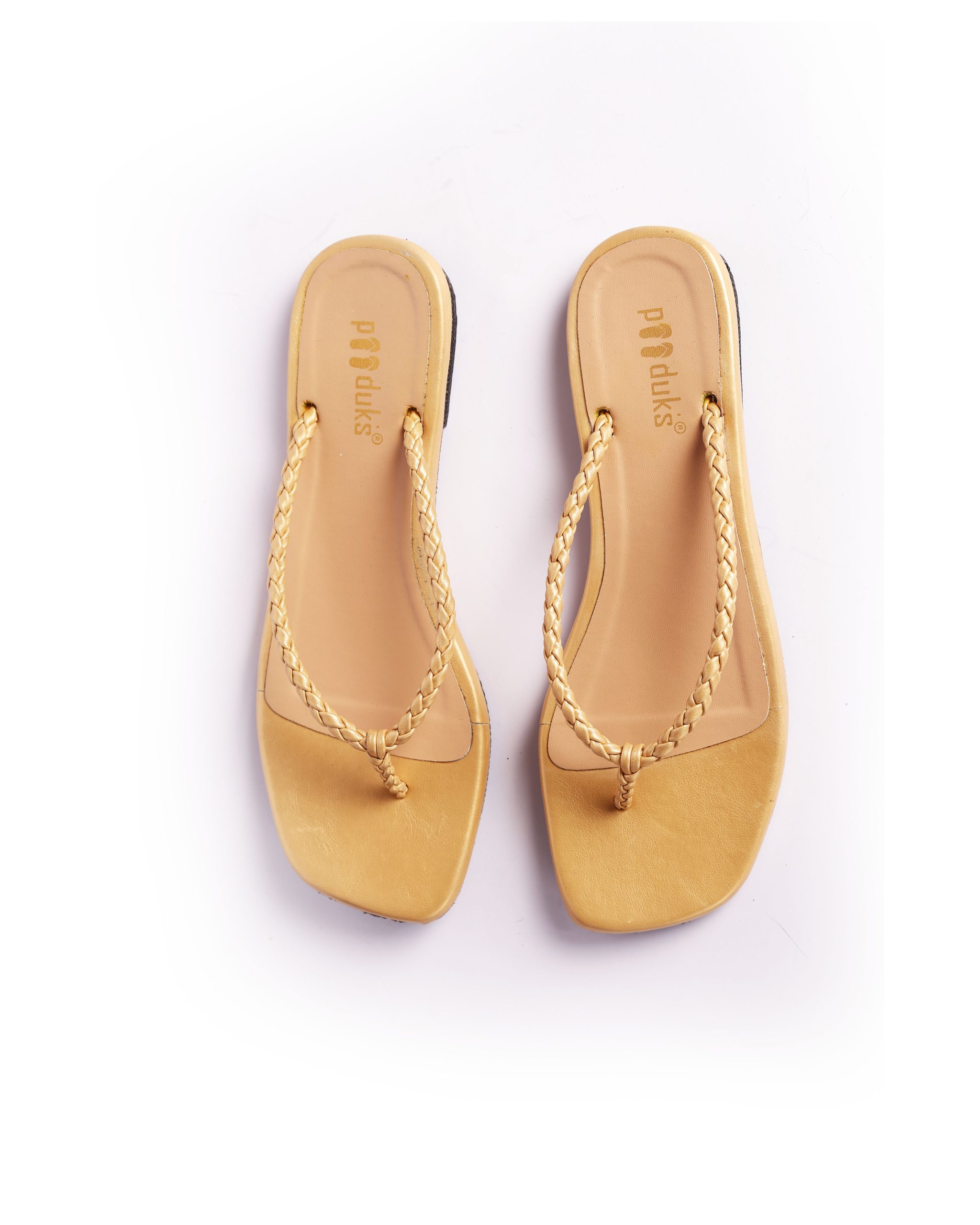 Product: Paaduks Women Nod – Gold Flats
