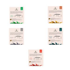 Product: Herbal Infusions Combo Pack of 5 Boxes – Rose Petals,Turmeric,Mint Leaves,Mulethi,Fennel (5 x 5 Pyramid Infusions Bags)