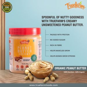 Product: Truefarm Organic Peanut Butter – Creamy