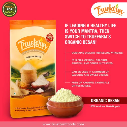 Product: Truefarm Organic Besan