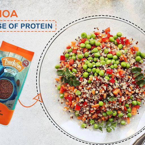 Product: Truefarm Organic Red Quinoa
