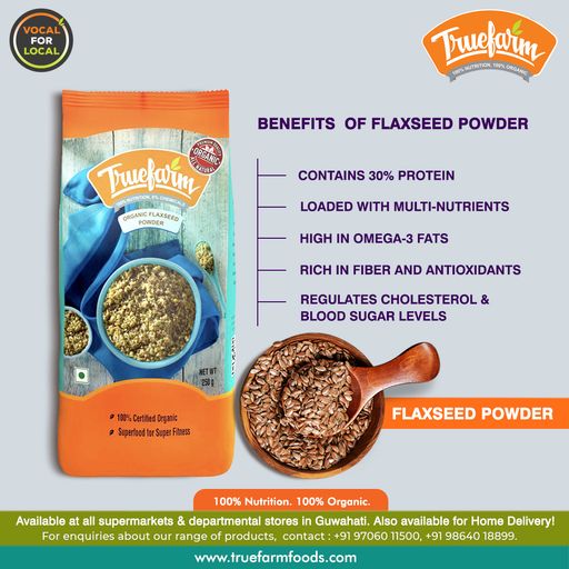 Product: Truefarm Organic Flaxseed Powder