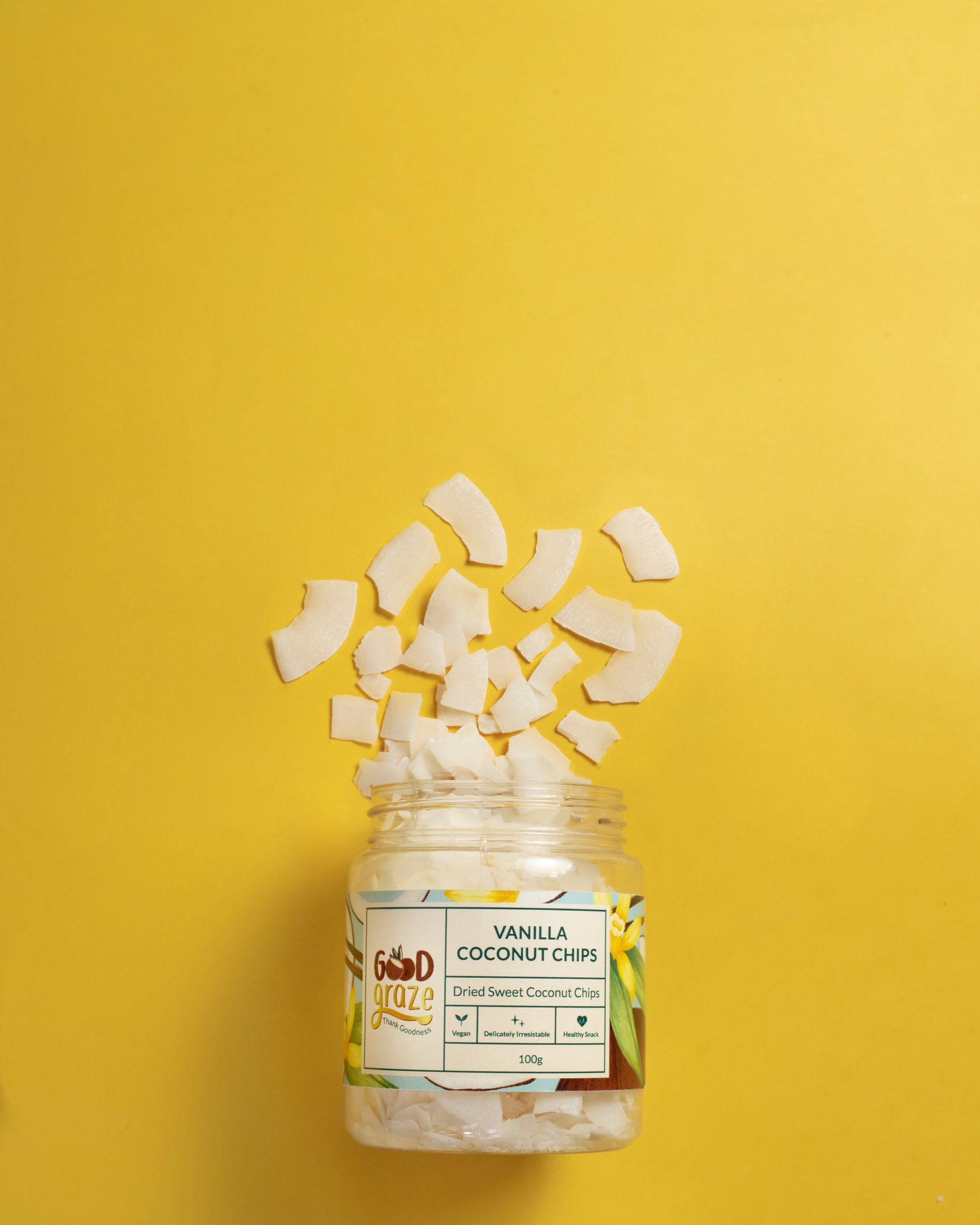 Product: Good Graze Vanilla Coconut Chips 100 g (Pack of 2)