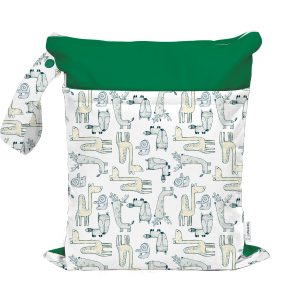 Product: Snugkins Cloth Diaper Wet Bag, Waterproof, Reusable for Travel – Yellow Fellow